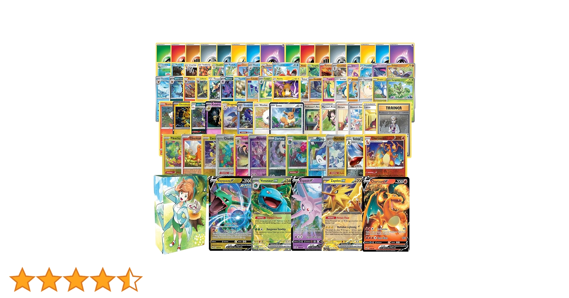 Amazon.co.jp: ポケモン:カード100枚詰め合わせ-ホイルと5種類の